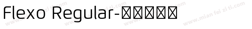 Flexo Regular字体转换